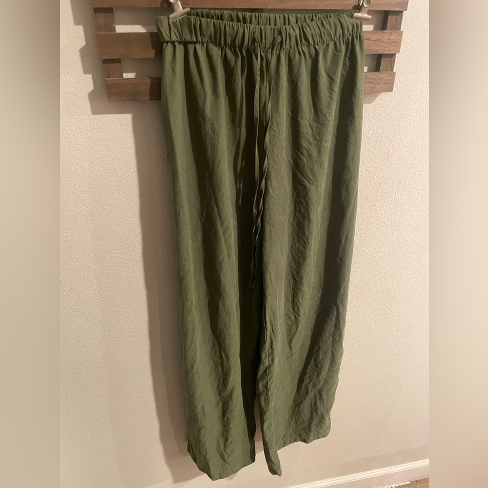Princess Polly Olive Pants Size 4